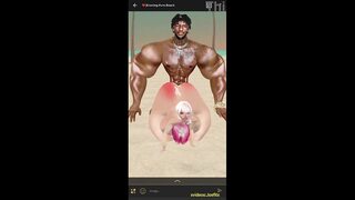 Hot babe gets drilled at the beach